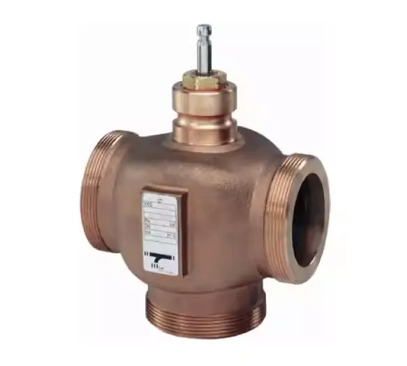 Original imported from Germany, SIEMENS VXG41 series copper external thread three-way regulating val